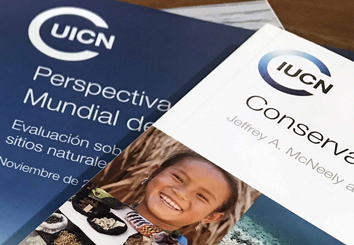 Photo of IUCN publications