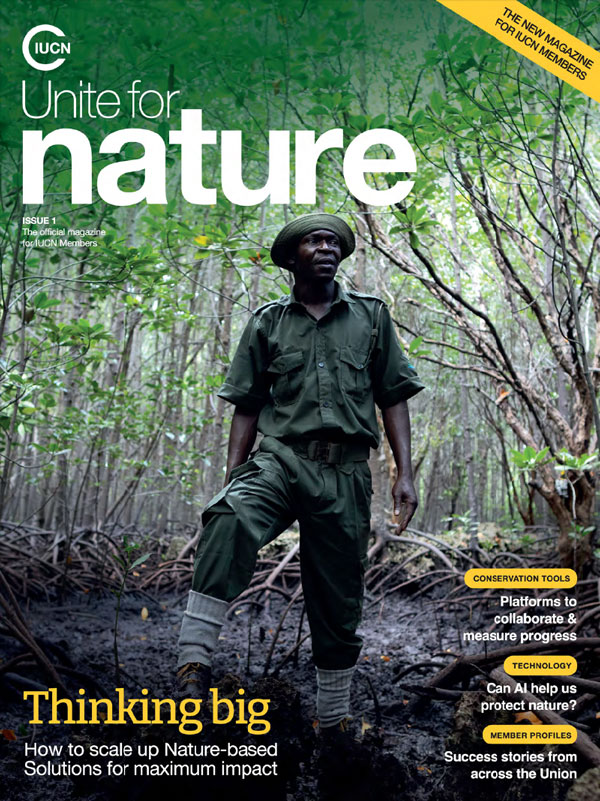 Unite for Nature - IUCN Members Magazine cover - July 2023
