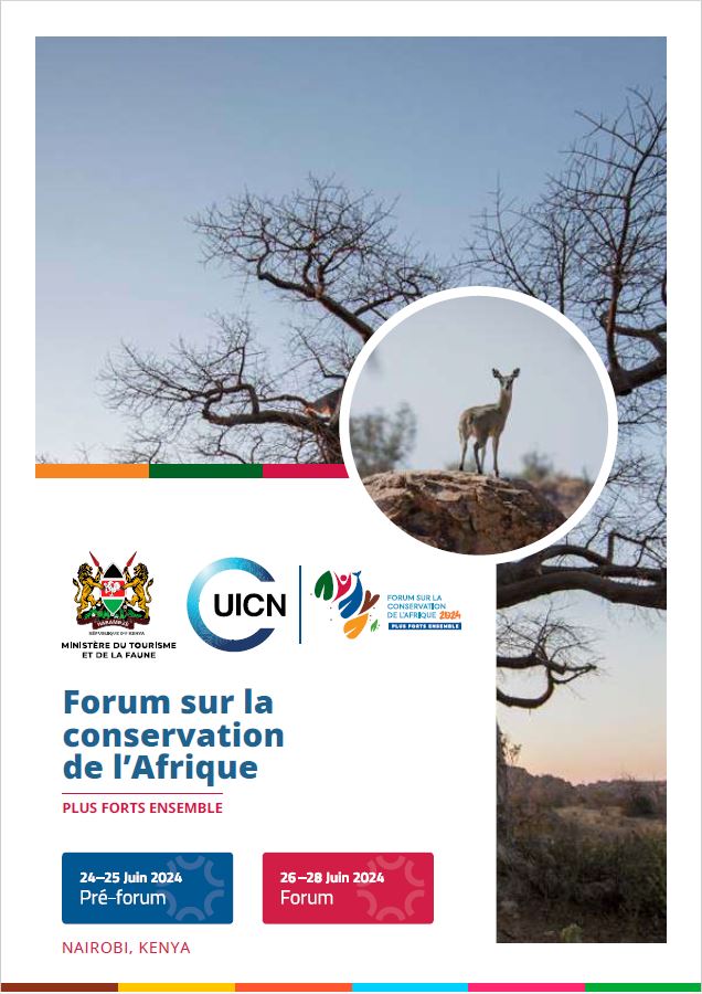 Brochure cover for the Africa Conservation Forum 2024
