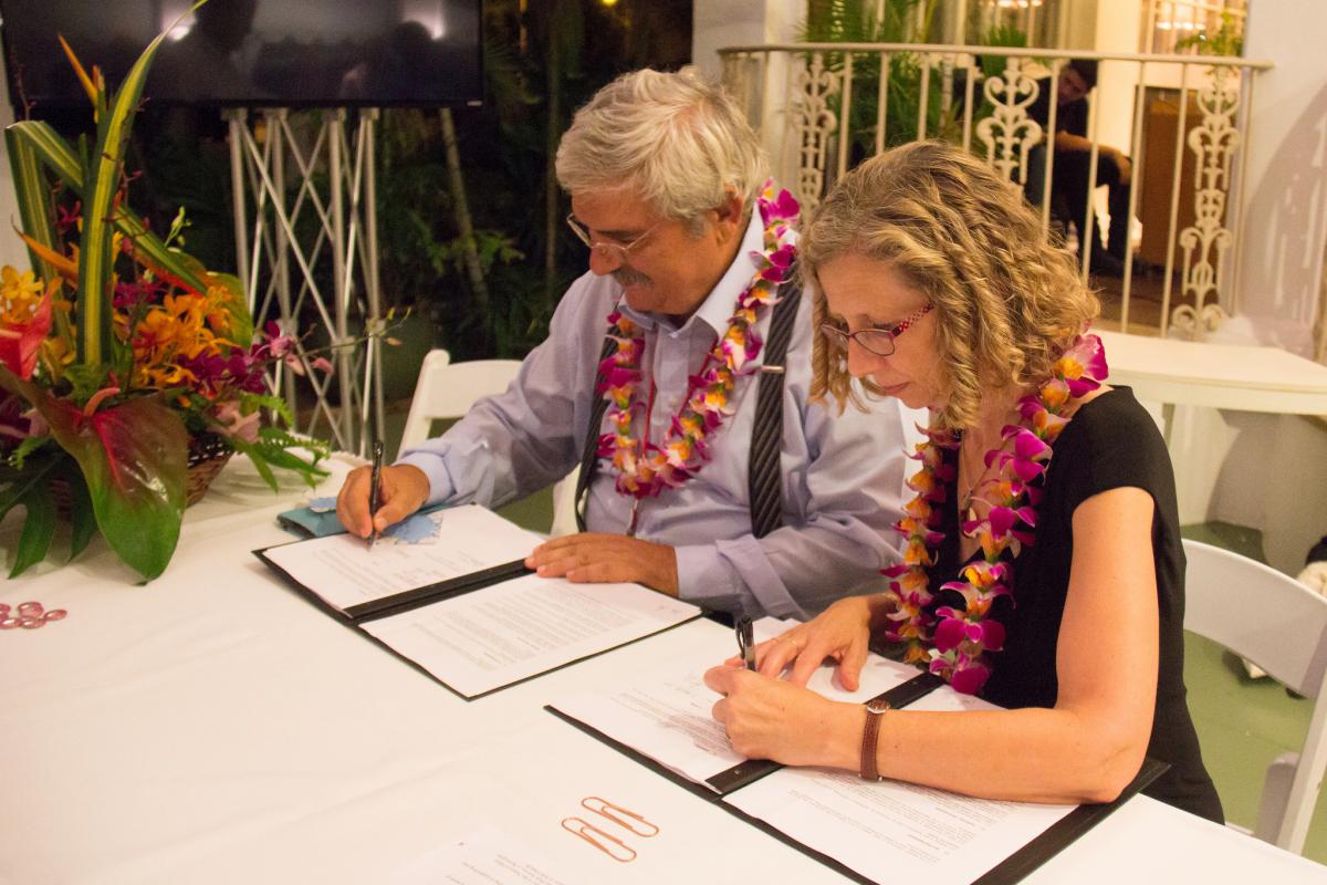 Signing of World Heritage Leadership project