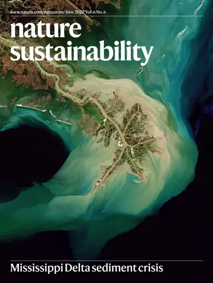 Nature Sustainability journal cover June 2023