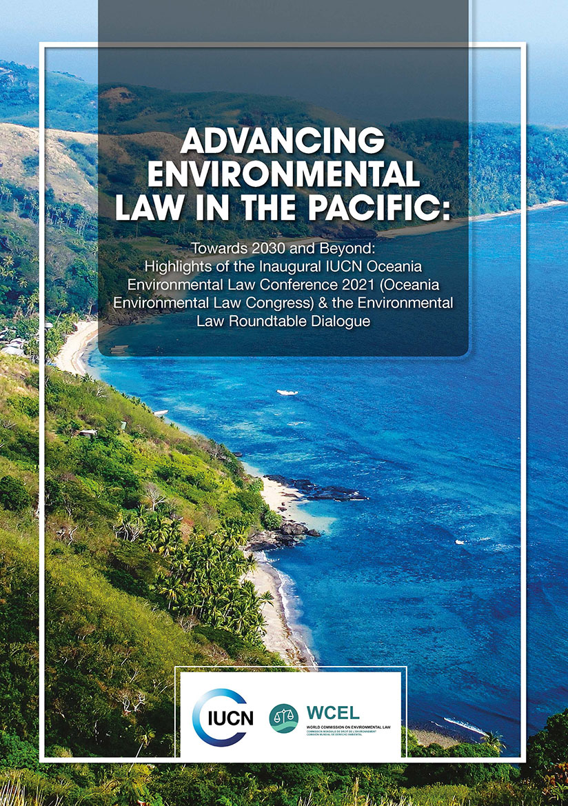 Cover of the publication IUCN advancing environmental law in the Pacific