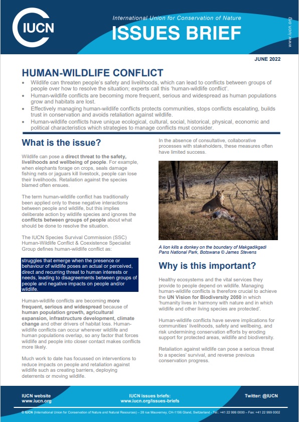 human wildlife conflict in india essay