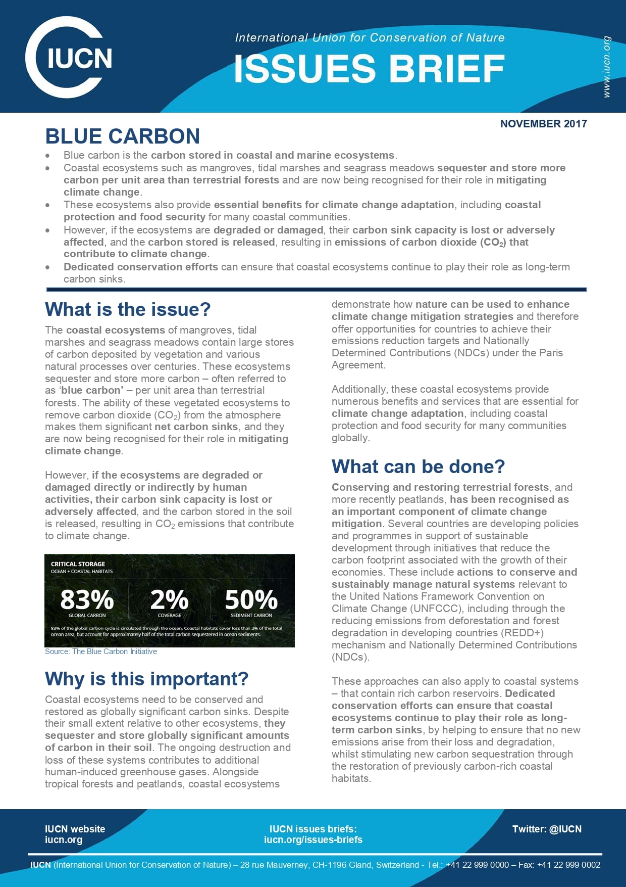 Blue carbon 