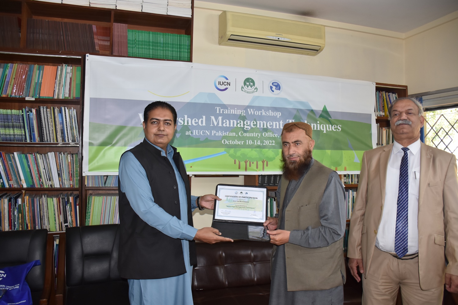 Certificate distribution - Watershed management training