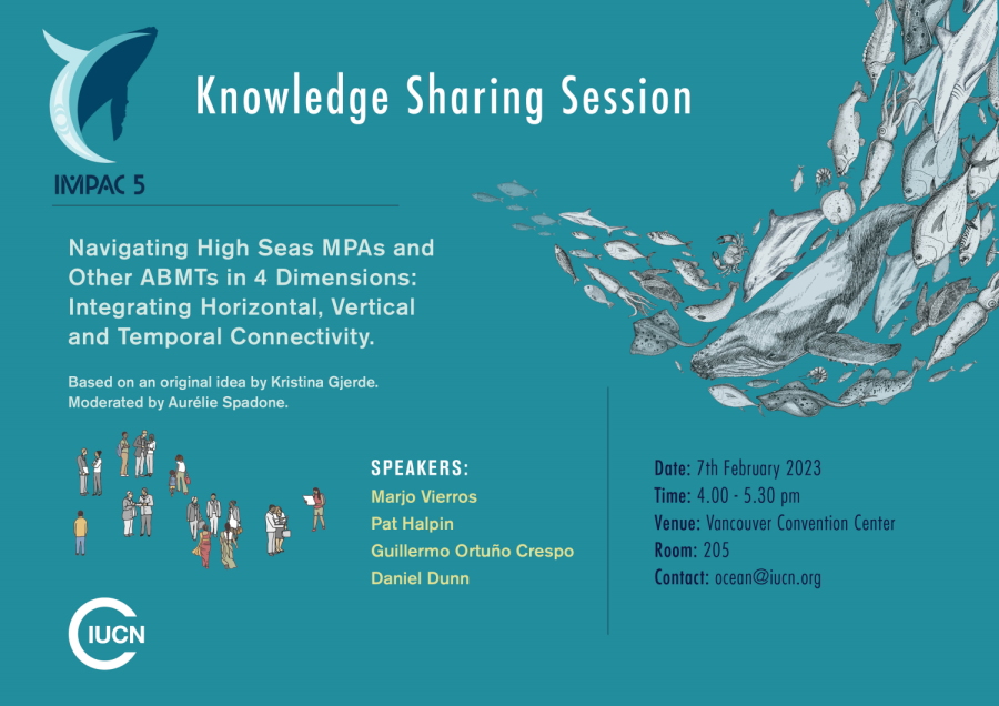 Event flyer - IUCN IMPAC5 Knowledge Sharing High Seas