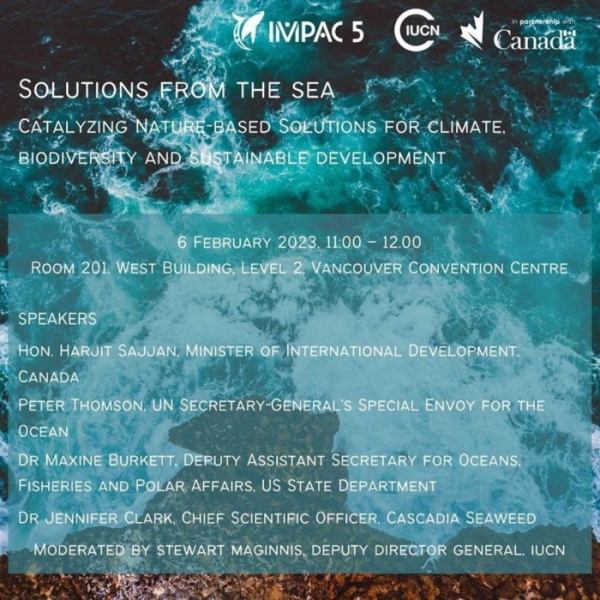 Event flyer - SolutionsFromTheSea
