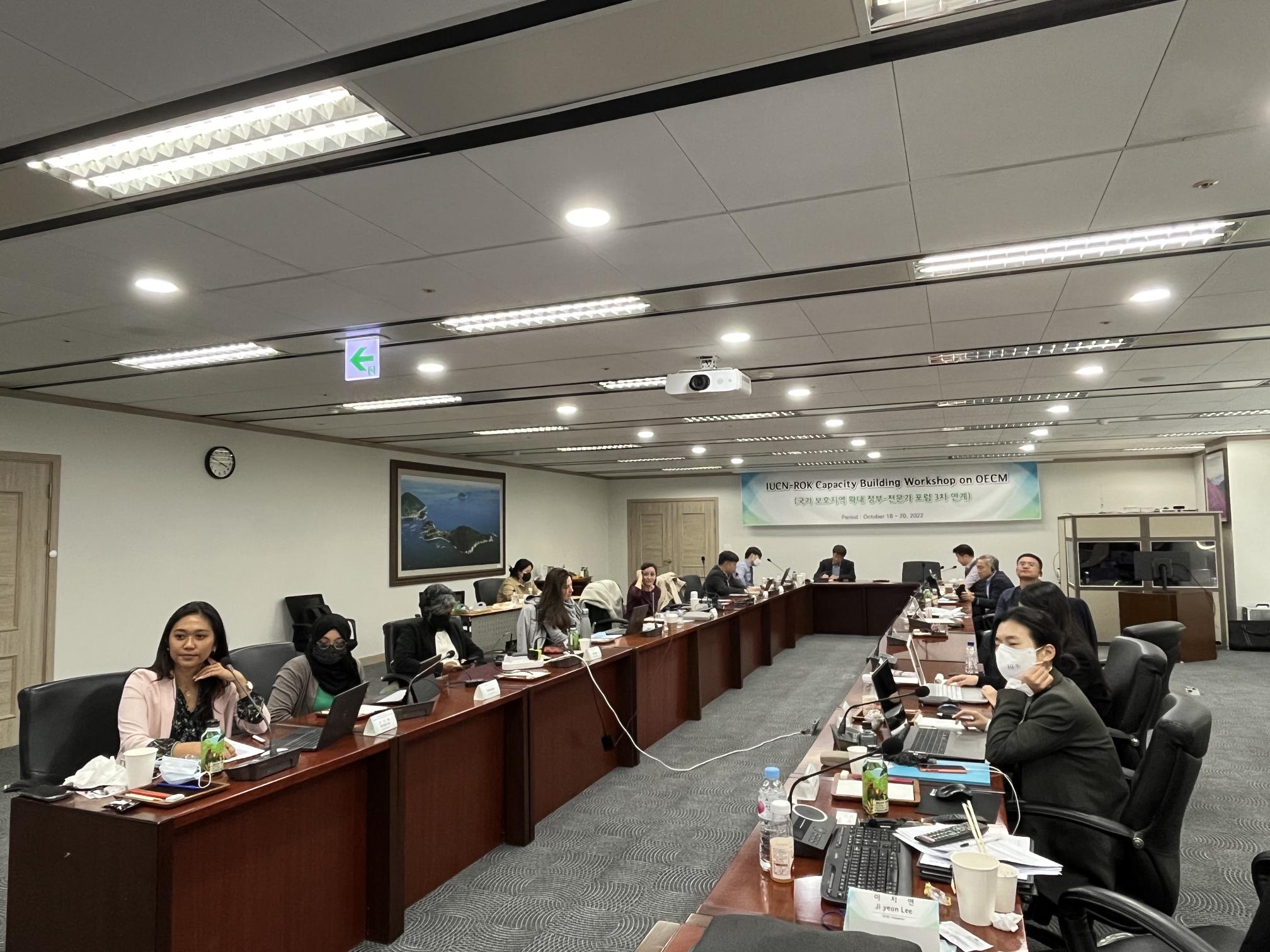 The national and regional dialogue on OECMs, held in Seoul, from 19 to 20 October 2022