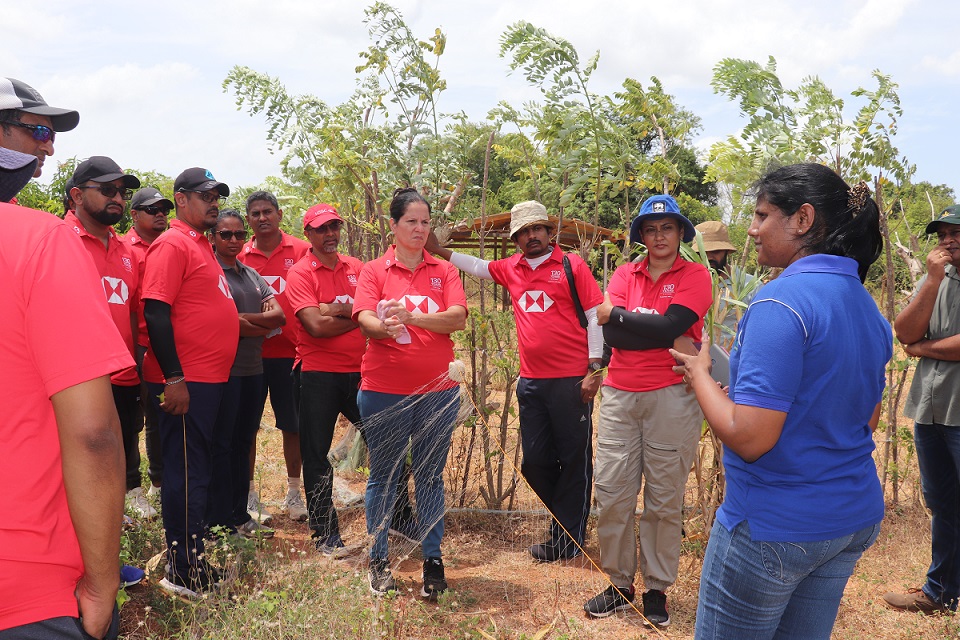 IUCN delegation showcased a food forest garden and climate-smart animal husbandry supported by the project