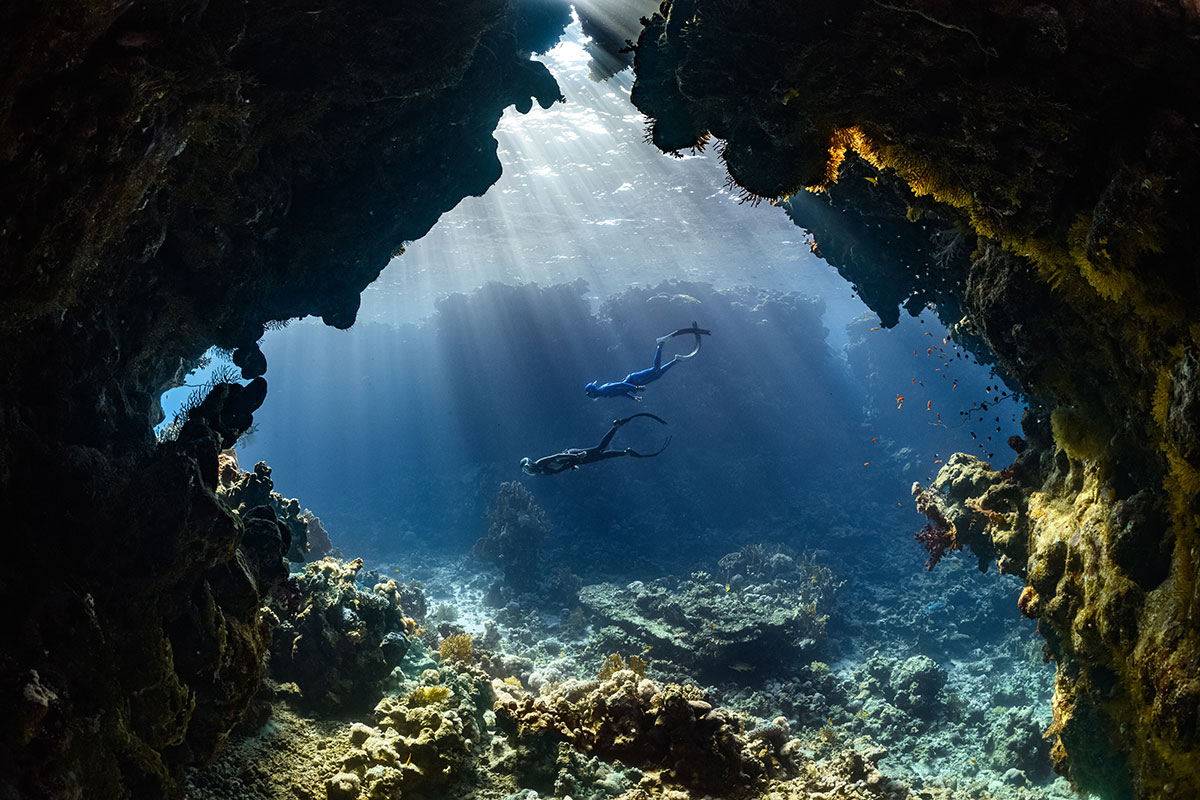 Home to kaleidoscopic-colored coral reefs and an abundance of diverse-marine life