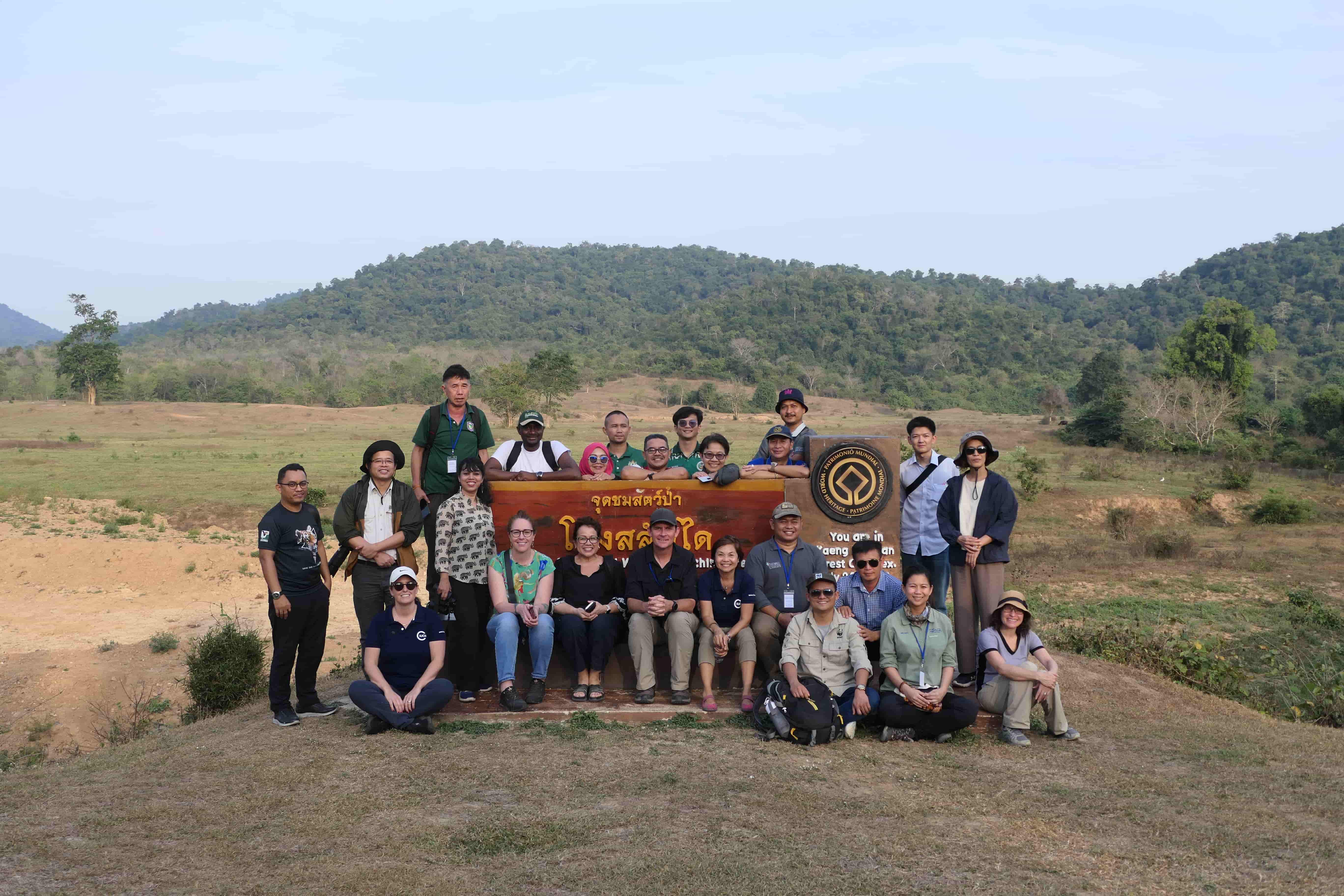 Group photo at national park
