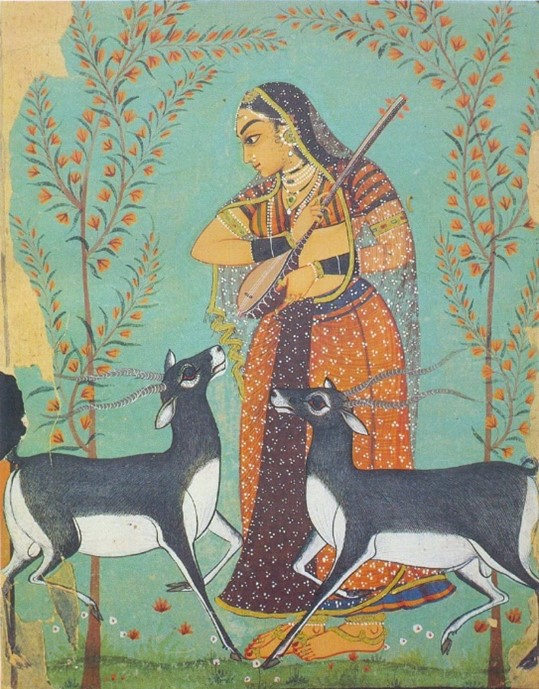 Ragini Todi Pratapgarh, Rajasthan, circa 1710 A.D., National Museum, New Delhi