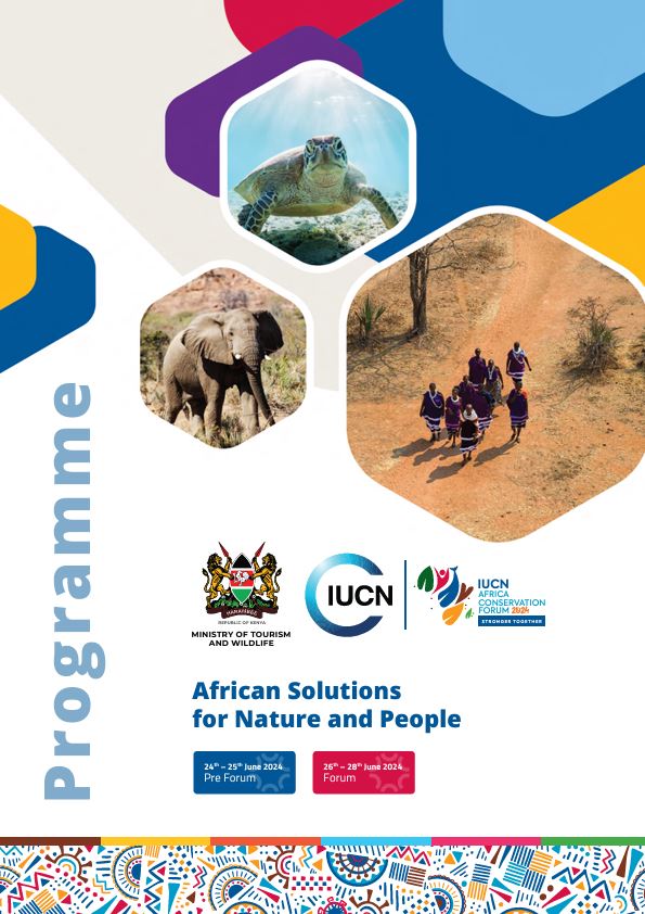 Cover of the IUCN ACF 2024 programme