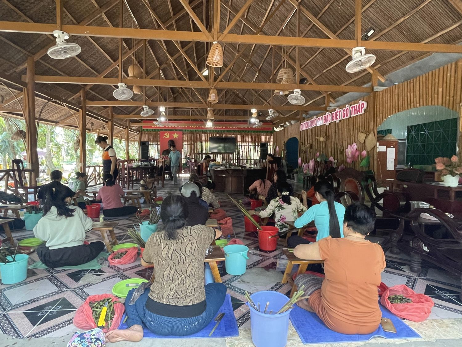 Training classes in Thap Muoi Monument site, Dong Thap province (March 2024)