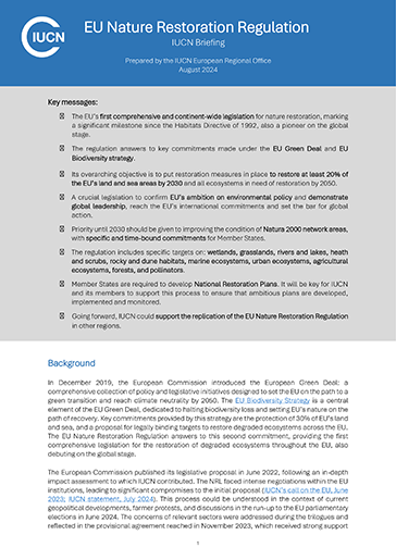 iucn eu nature restoration regulation briefing