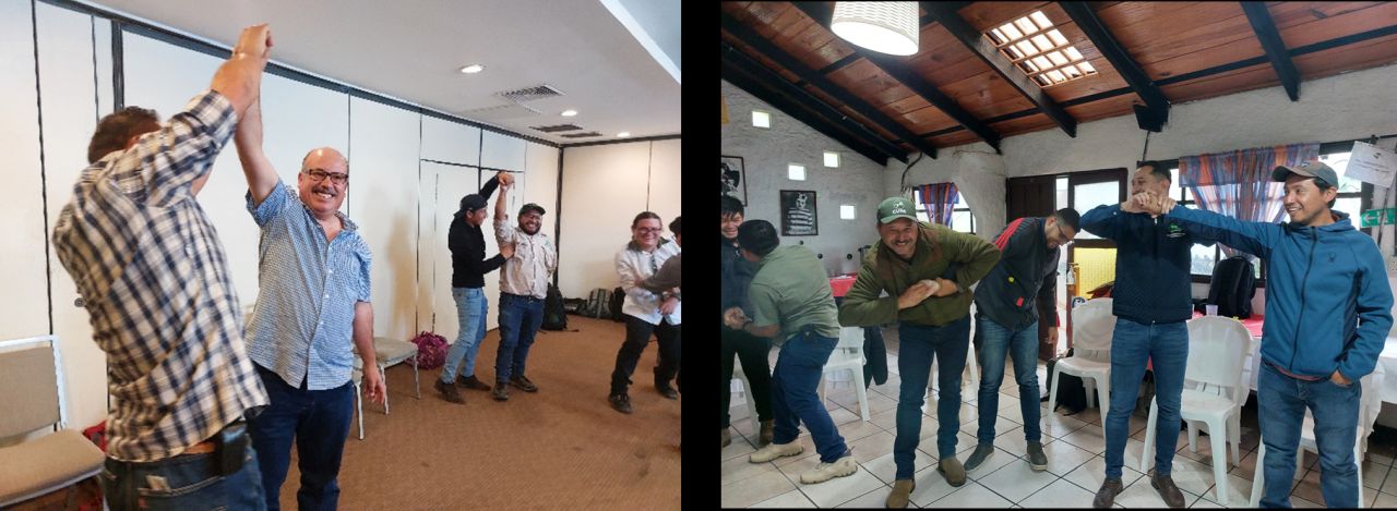 Participantes del proceso de capacitación de los grupos de Quetzaltenango y Tecpán