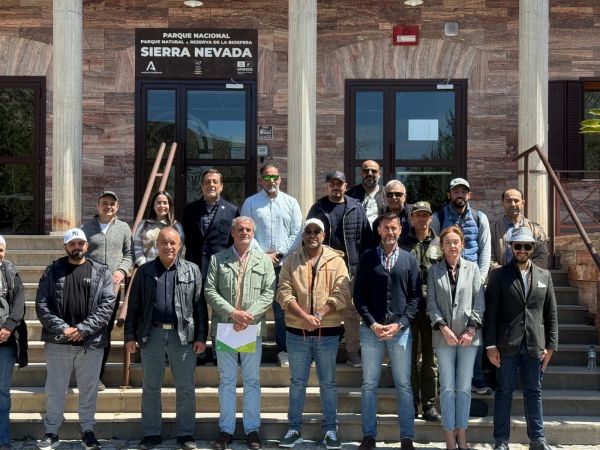 Saudi Arabia delegation at Sierra Nevada National park