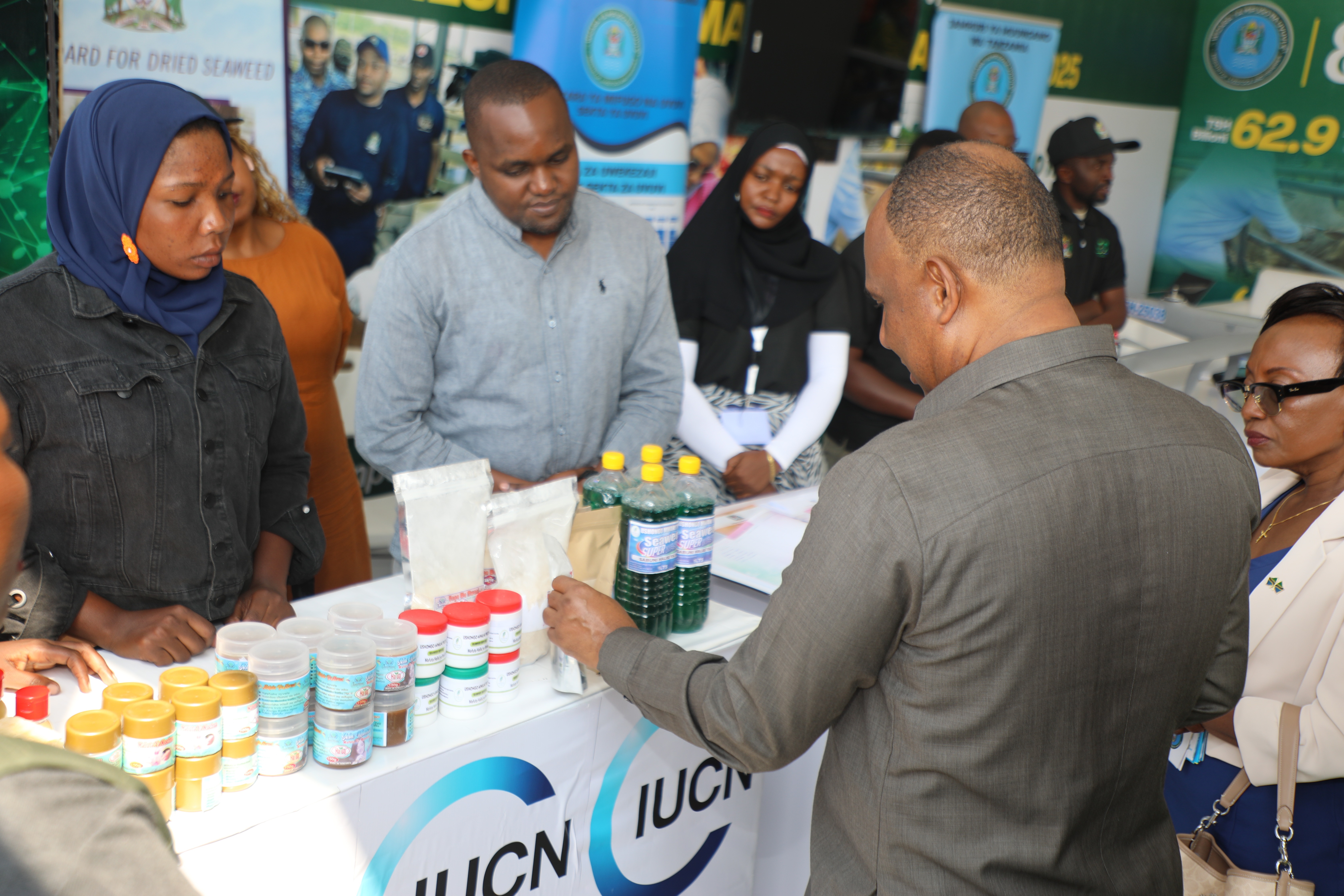 ambassador exploring the products