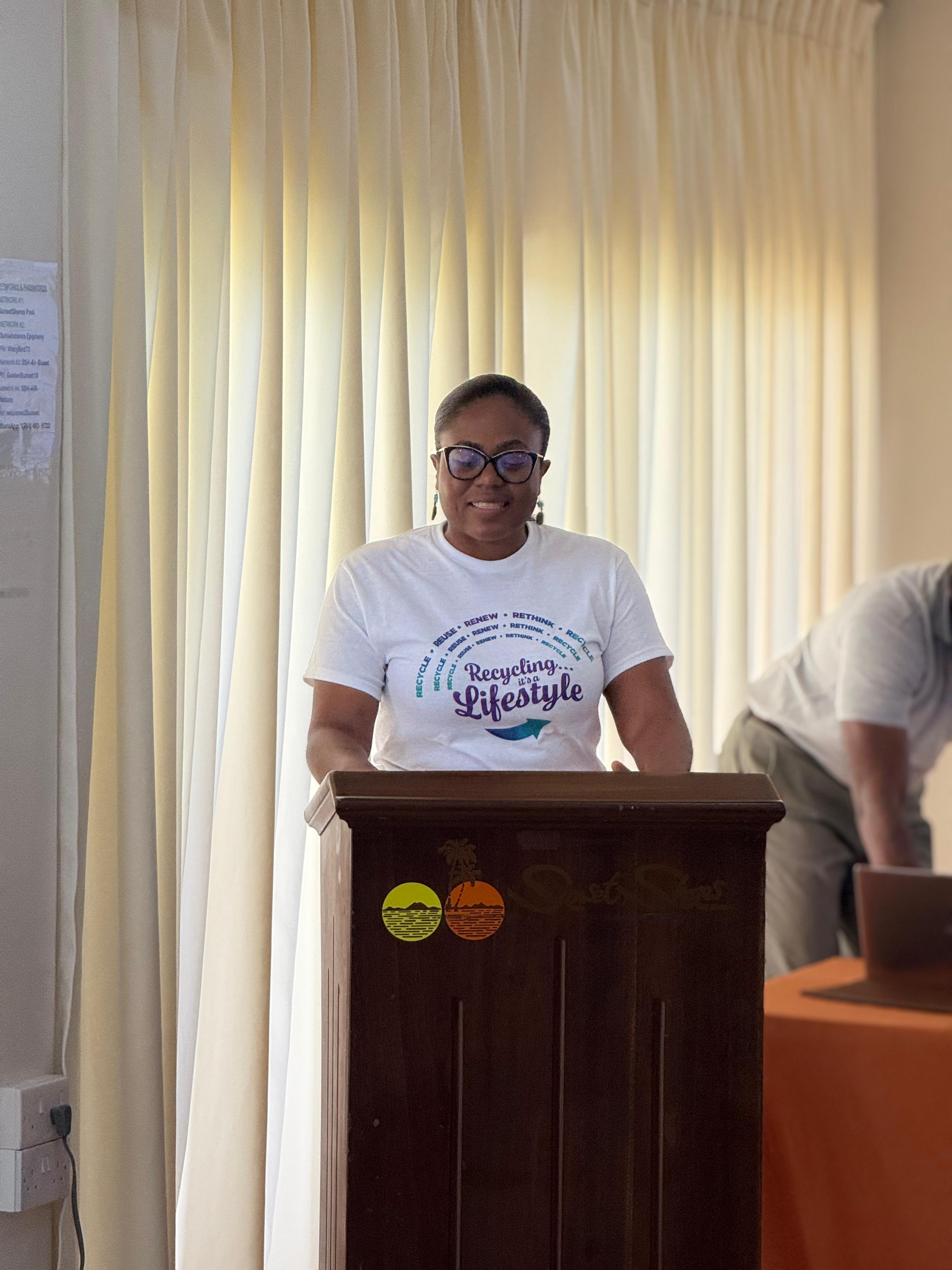 CCPT workshops participant speaking