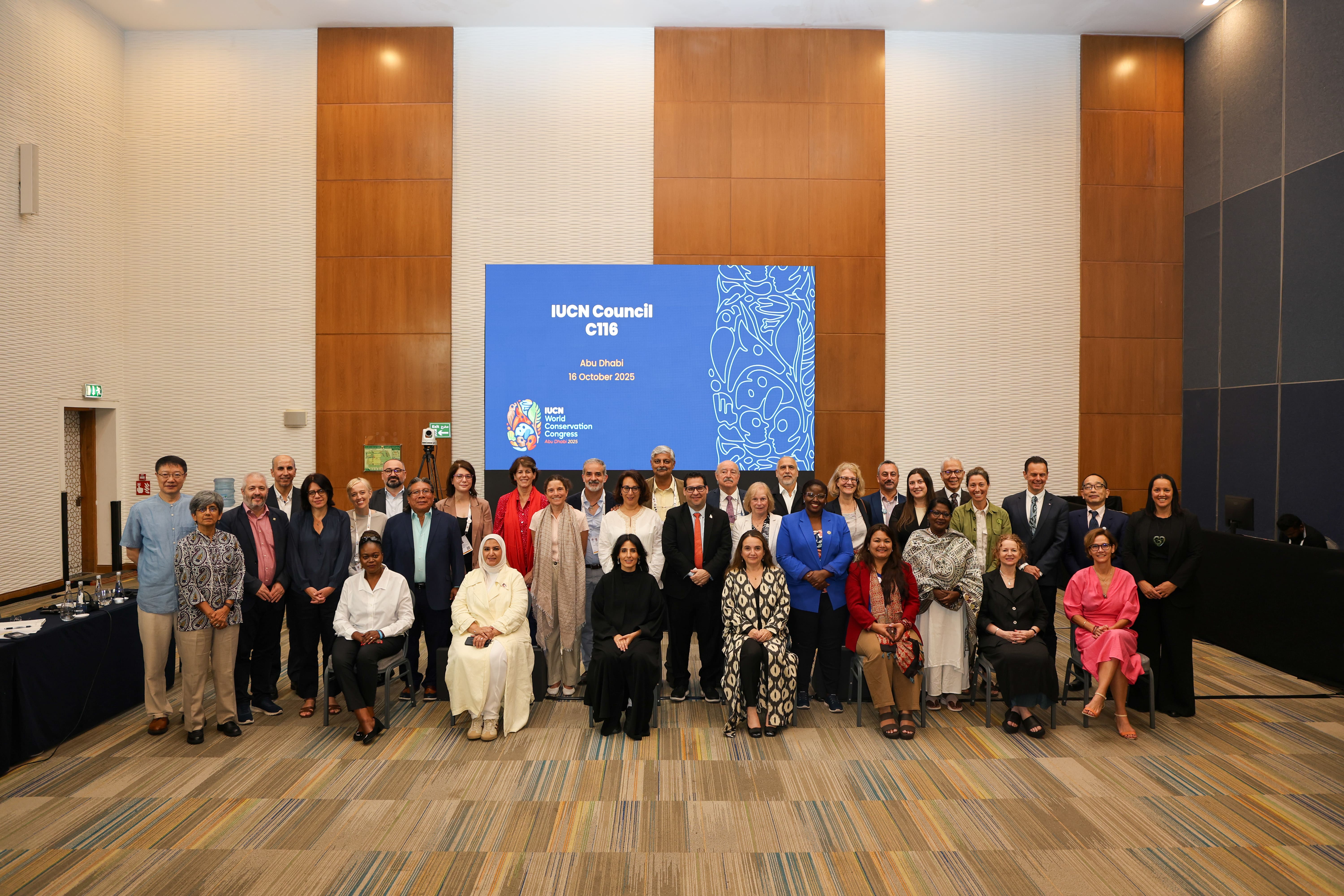 Renewed IUCN leadership meets at first Council sitting in Abu Dhabi