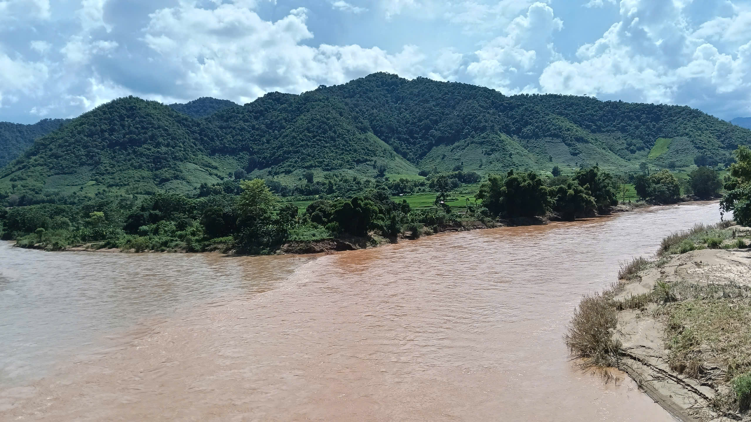 Ma river in Lao PDR