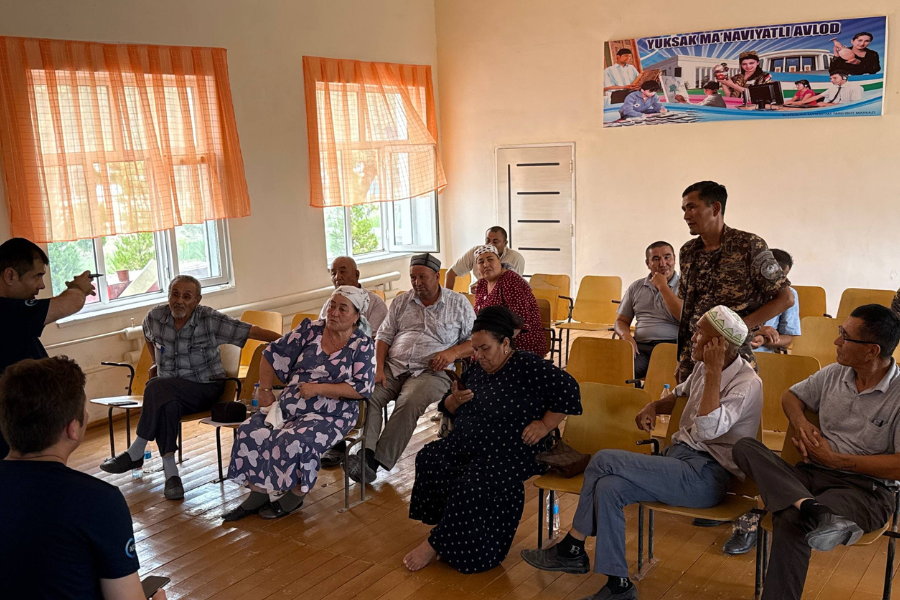 Discussions in Karakalpakstan, Uzbekistan