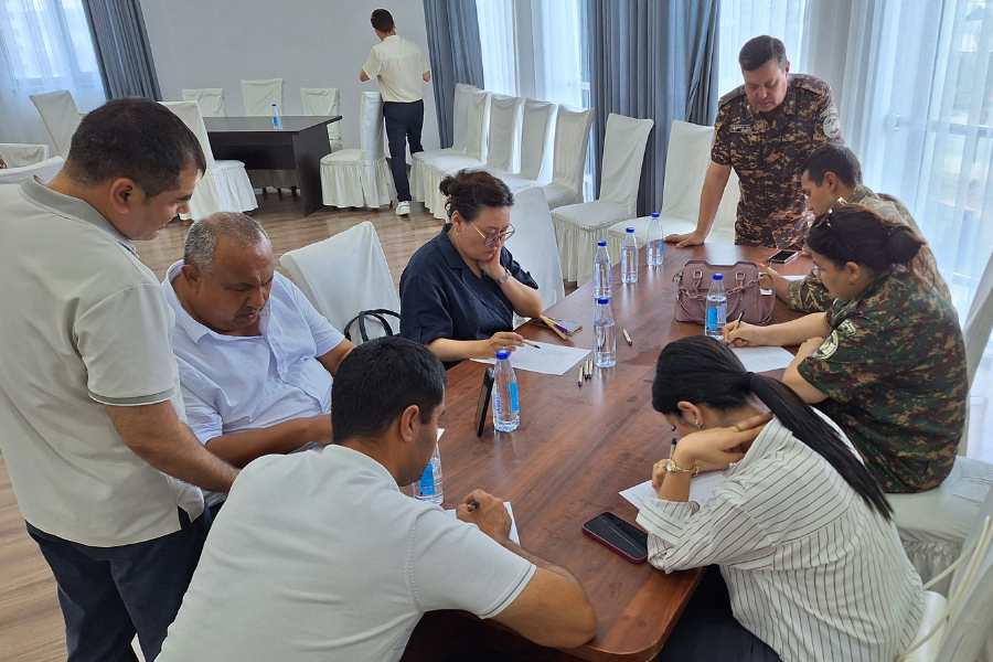 Discussions in Khorezm, Uzbekistan