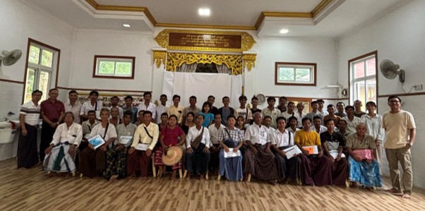 Group photo at workshop on CFA formation in Labutta Township