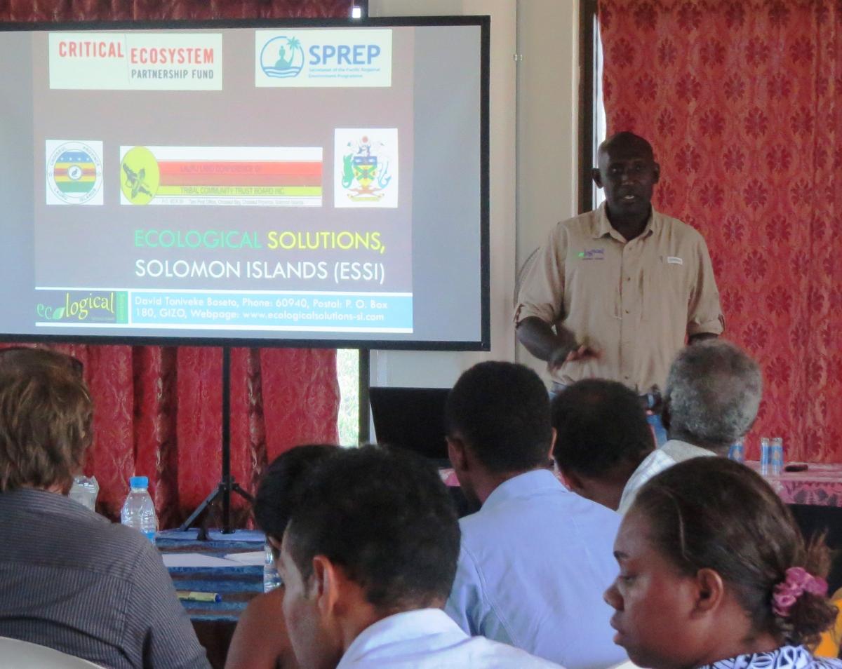 Ecological Solutions Solomon Islands present their current work