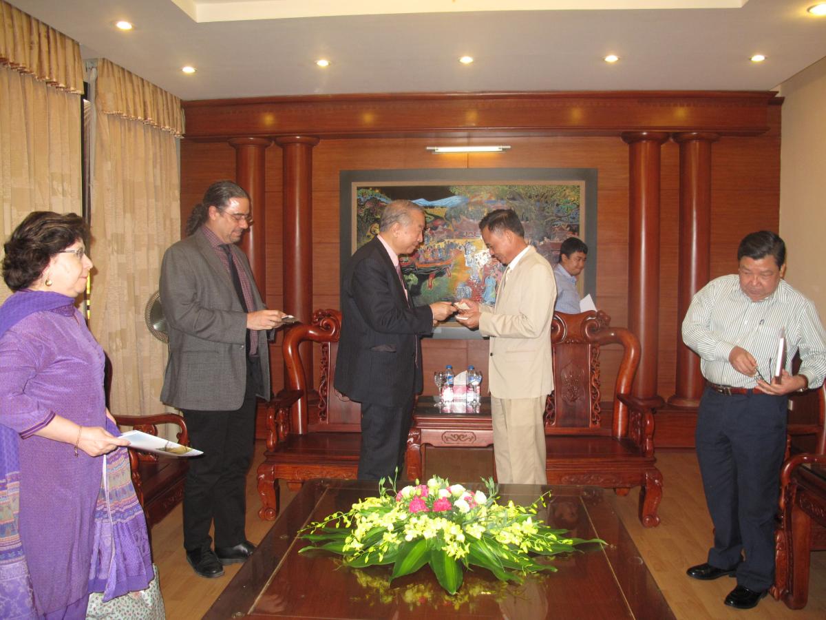 IUCN President Zhang Xinsheng meets with Vice Minister of the Ministry of Agriculture and Rural Development of Viet Nam, Mr. Ha Cong Tuan 
