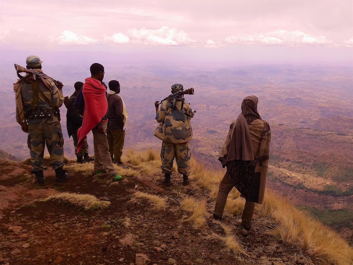 Simien National Park, Ethiopia - park rangers