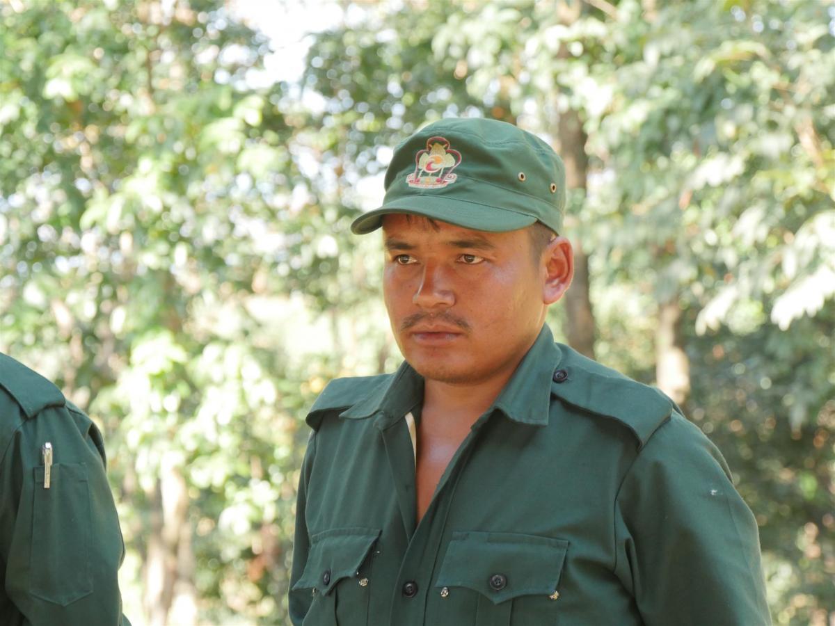 Meeting Bhutanese Rangers during a mission to Royal Manas National Park (credit S. Roy IUCN)