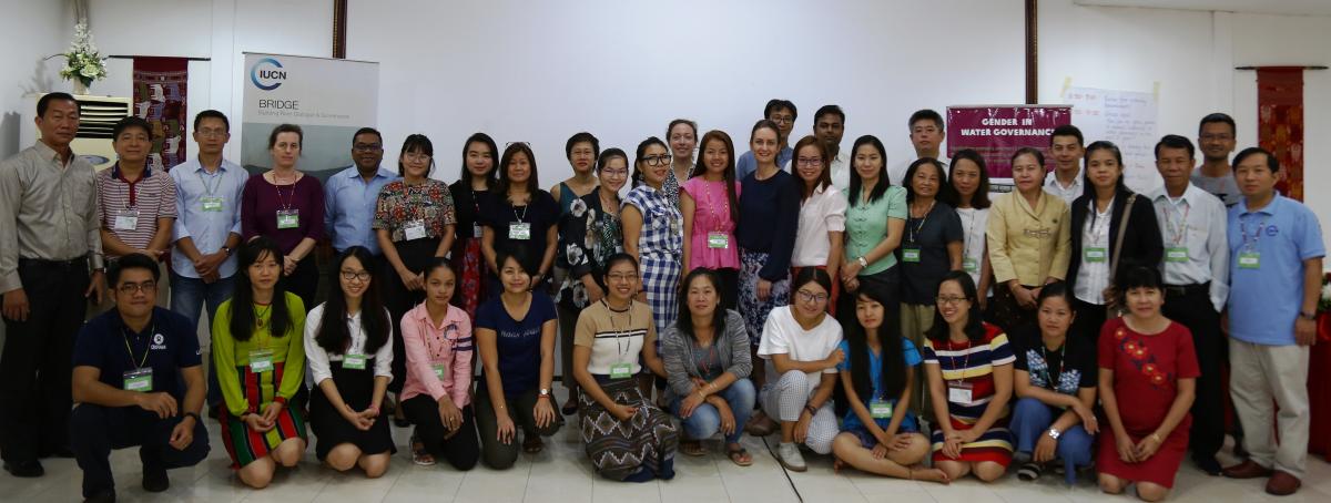 Group photo of the participants who attended the Mekong Gender Forum