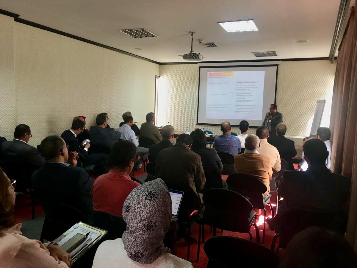 Atelier de formation en collaboration avec des compagnies d'électricité en Maroc et en Espagne.