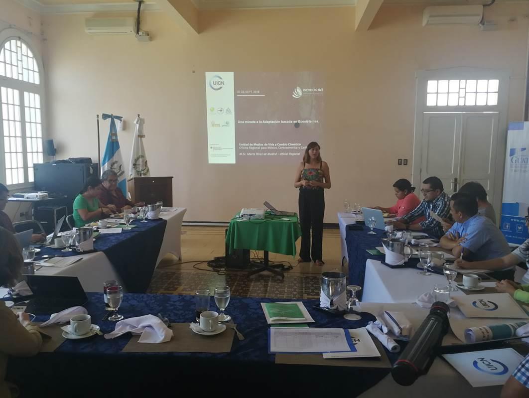 taller Necesidades y oportunidades para el monitoreo de proyectos de adaptación en Guatemala