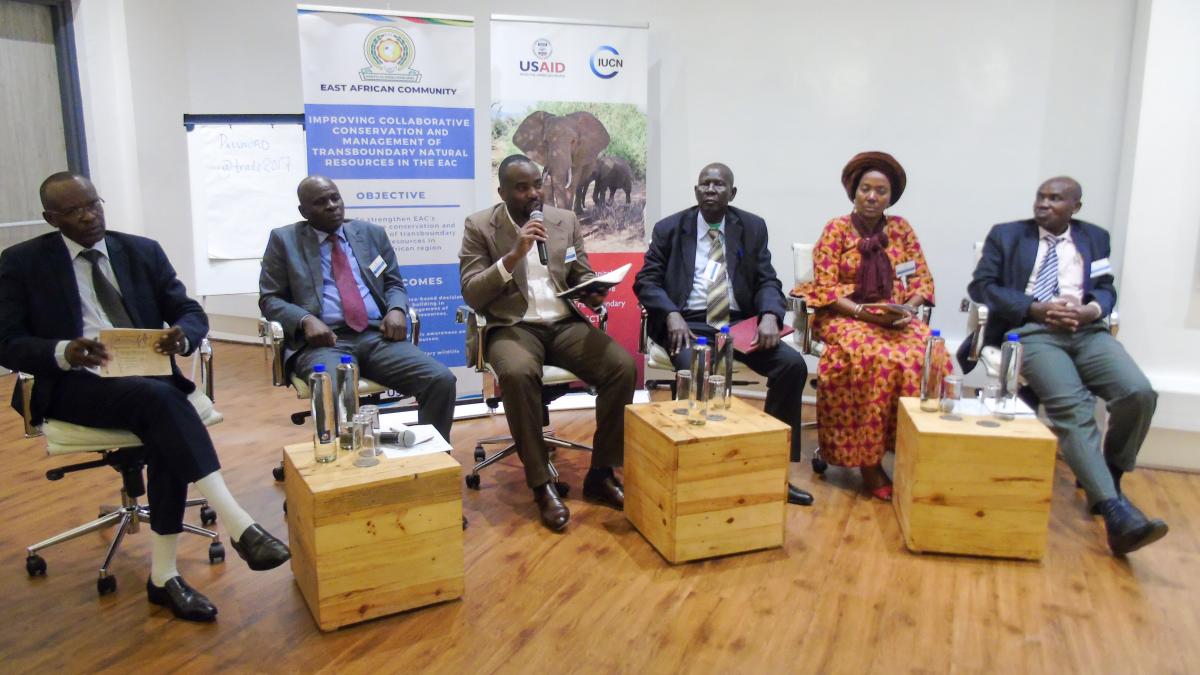 Panelists at the EAC Launch