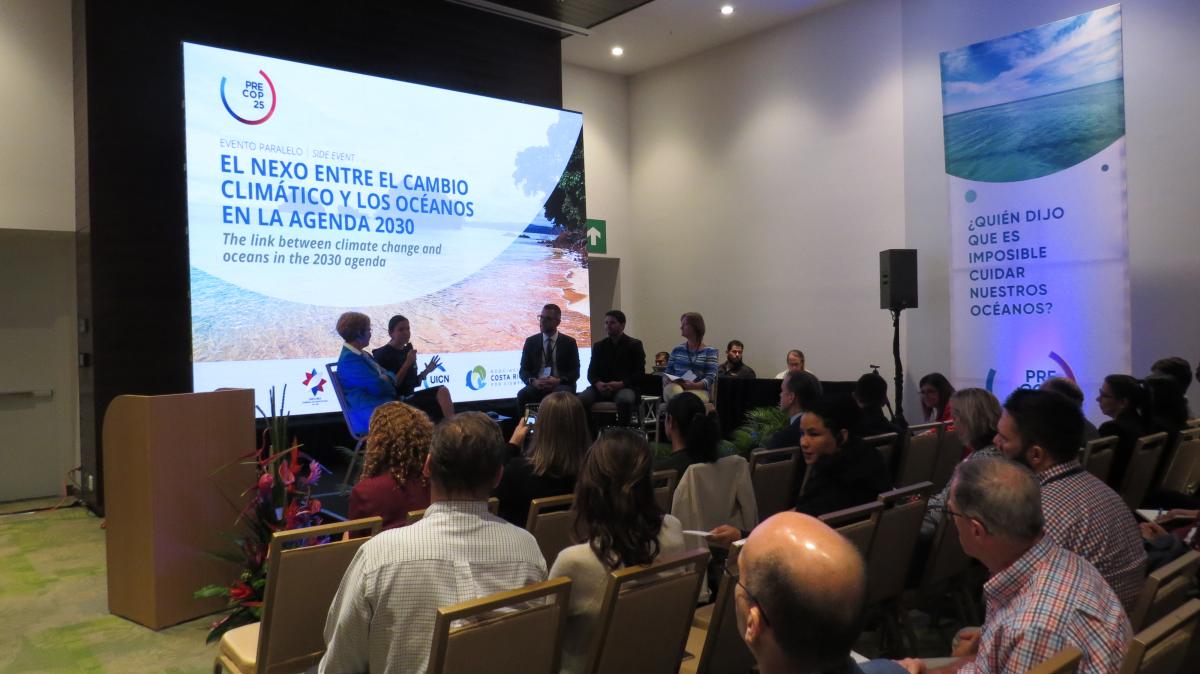 “El nexo entre el cambio climático y los océanos en la agenda 2030”, evento paralelo organizado por la Asociación Costa Rica por Siempre junto con el Ministerio de Ambiente y Energía de Costa Rica