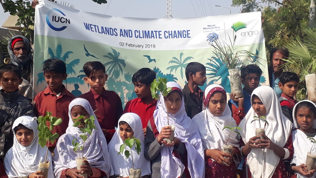 Celebration of the World Wetlands Day in Pakistan with the coastal communities.