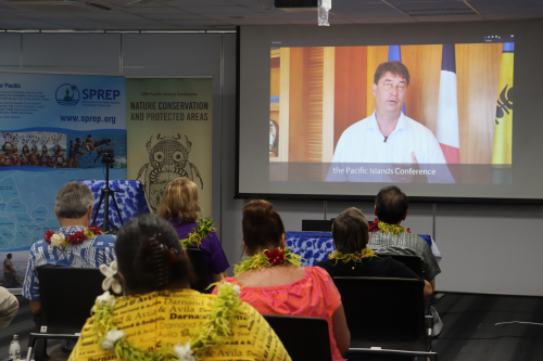 President of New Caledonia H.E Thierry Santa opens the 10th Nature Conference 