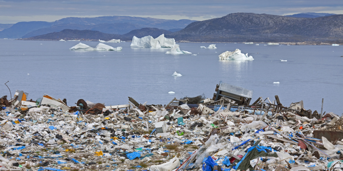 Plastic debris in the arctic circle