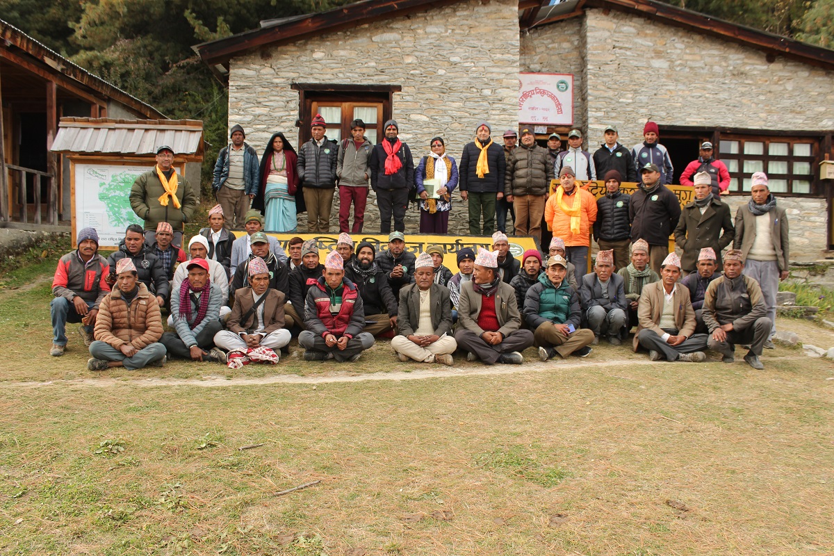 Participants during the Ramsar Management Effectiveness Tracking Tool (R-METT) workshop in Rara National Park