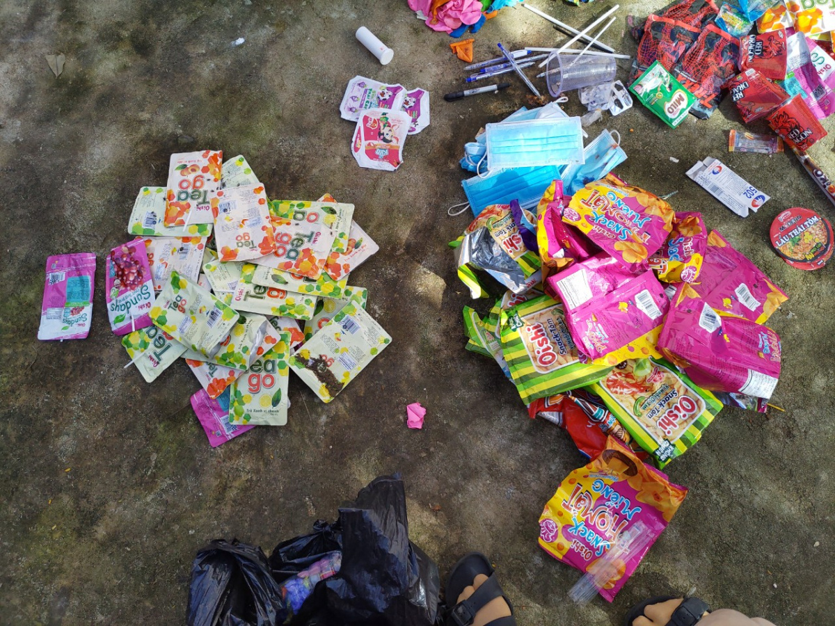 Brand audit of plastic waste in Hoi An  