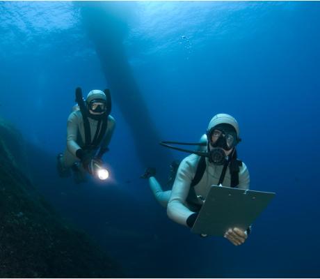Pierre-Yves Cousteau at work