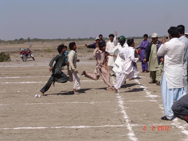 A race among three different age groups of youth was organised on this occasion