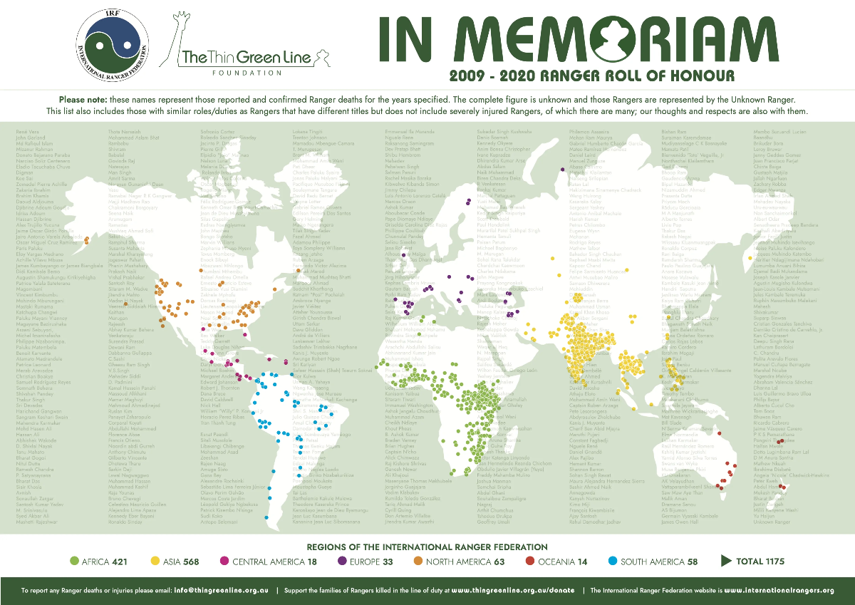 2009-2020 In Memoriam Map