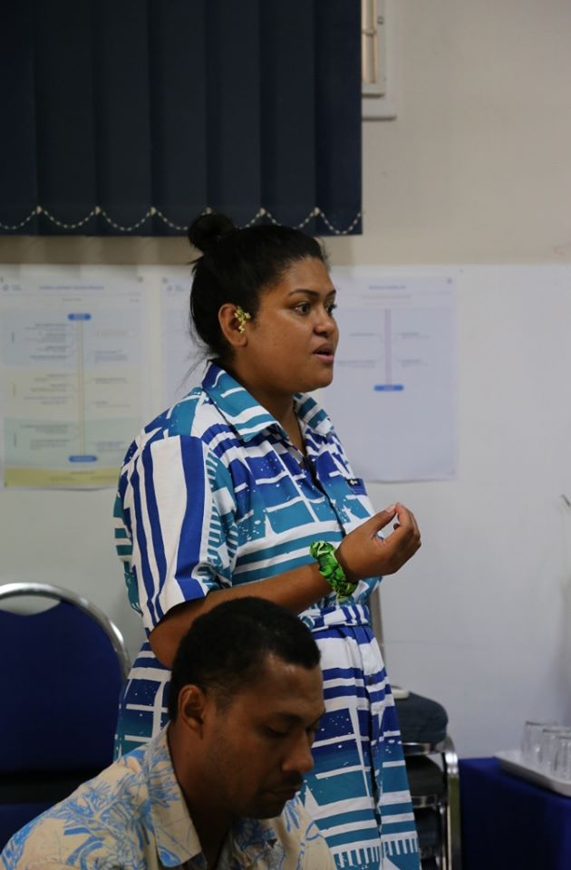 Presenting to Fiji stakeholders, 2020