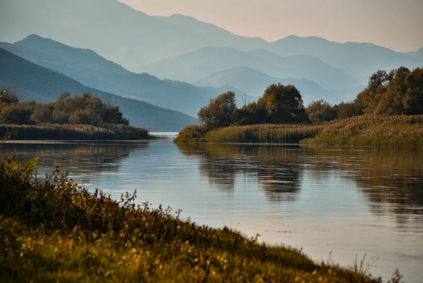Buna river Velipoje, Albania