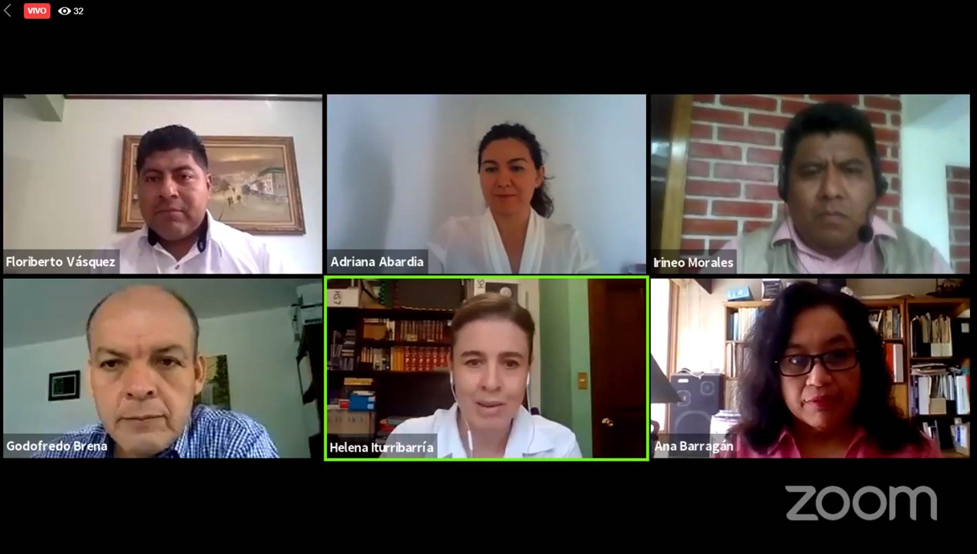 Panel de reflexión del evento virtual de clausura del proyecto “Plan de Inversión para el desarrollo rural bajo en emisiones del Estado de Oaxaca”