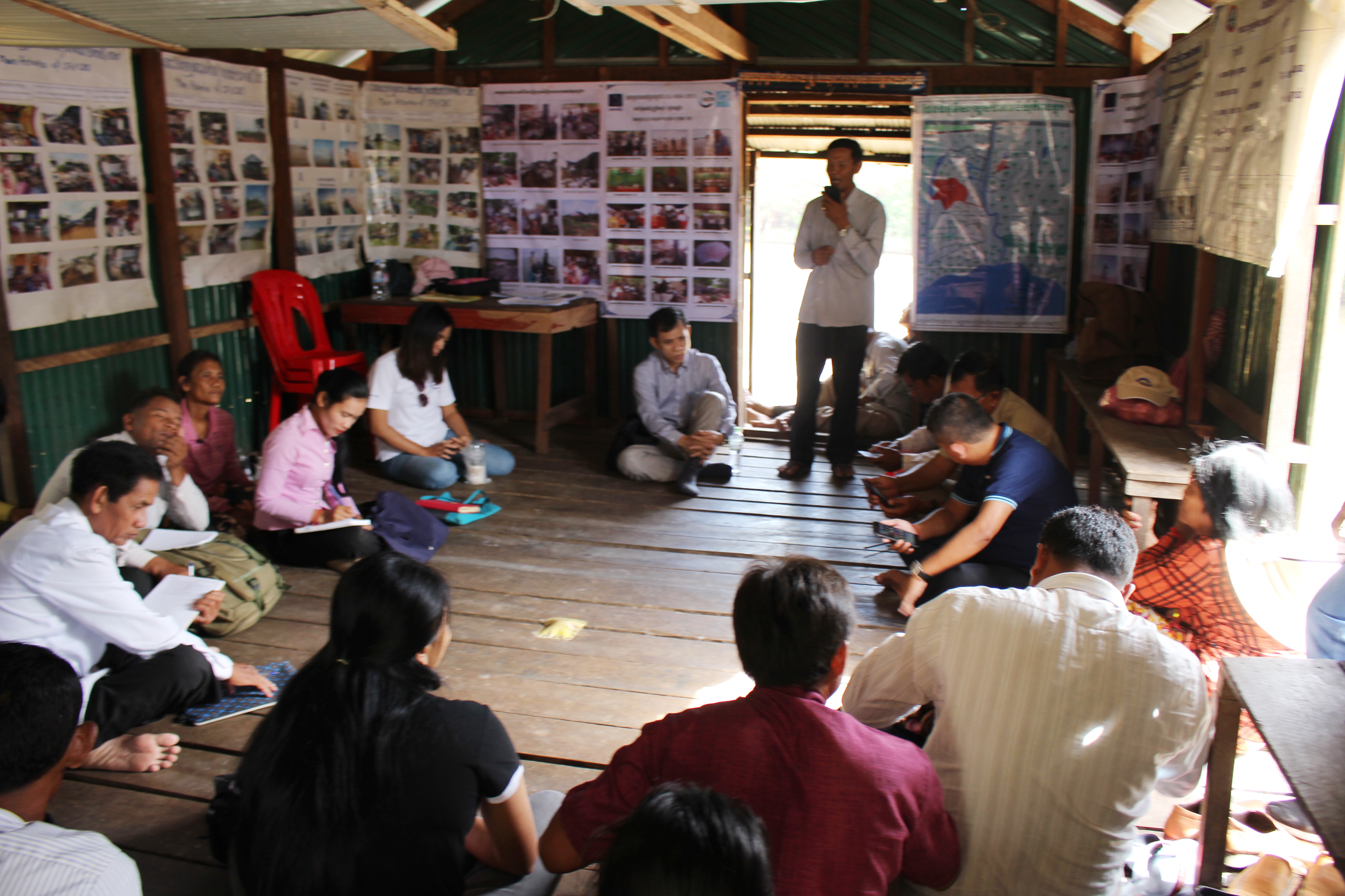 Kampong Phluk CFi shared experience on Fish Conservation Area Management 