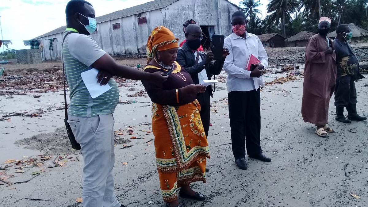 Mangrove planting in Memba Mozambique
